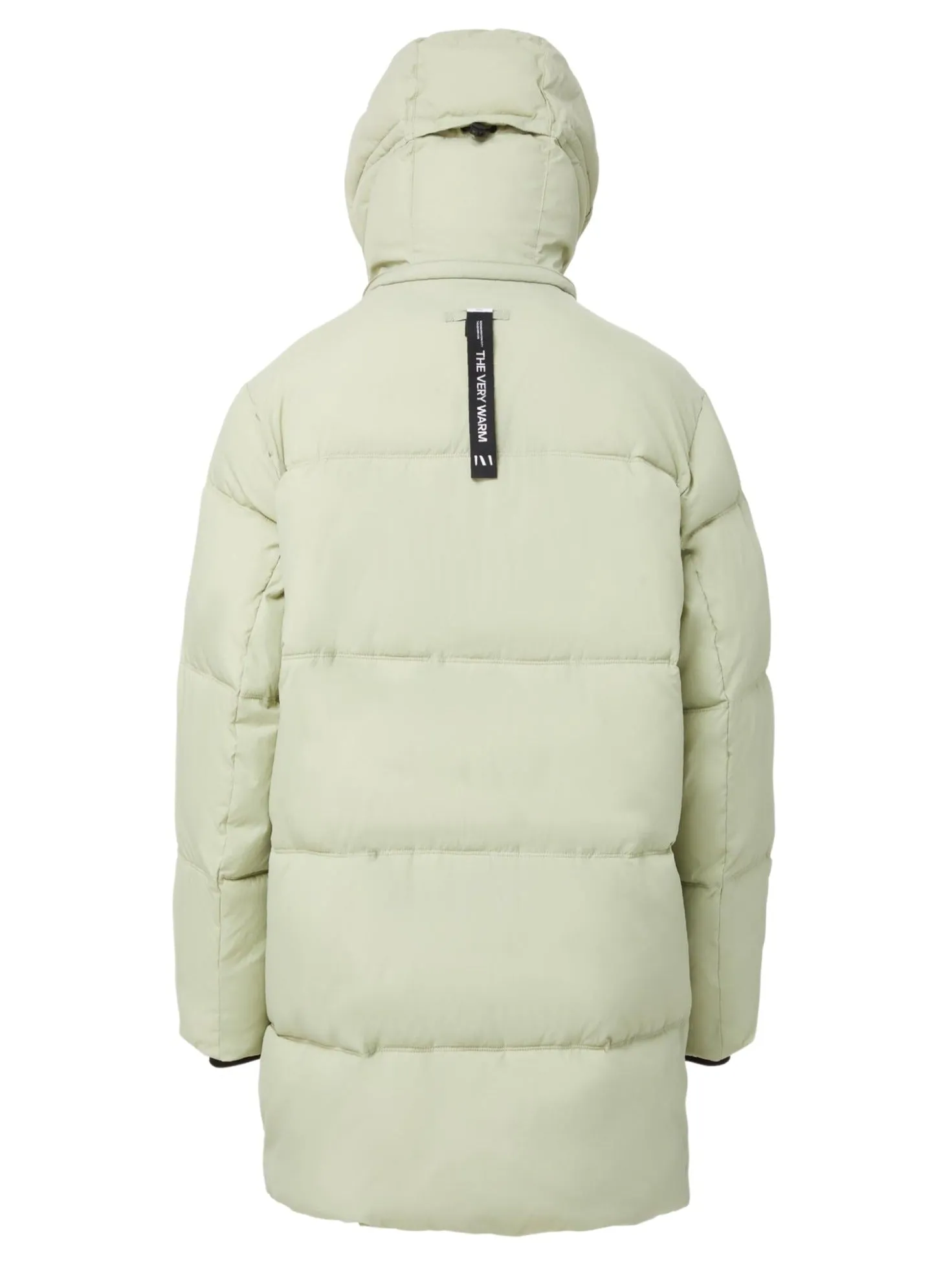 Long Hooded Puffer - Sage,Men