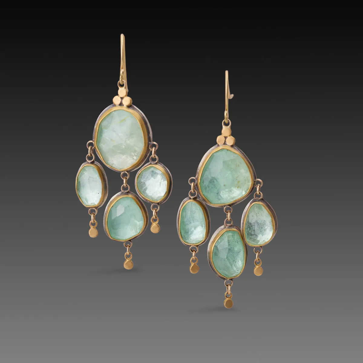 Luminous Beryl Chandelier Earrings,Jewelry Delicate & Elegant