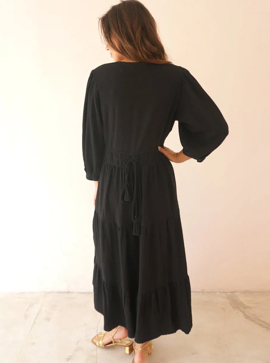 Maya Dress - Black,Women Dresses