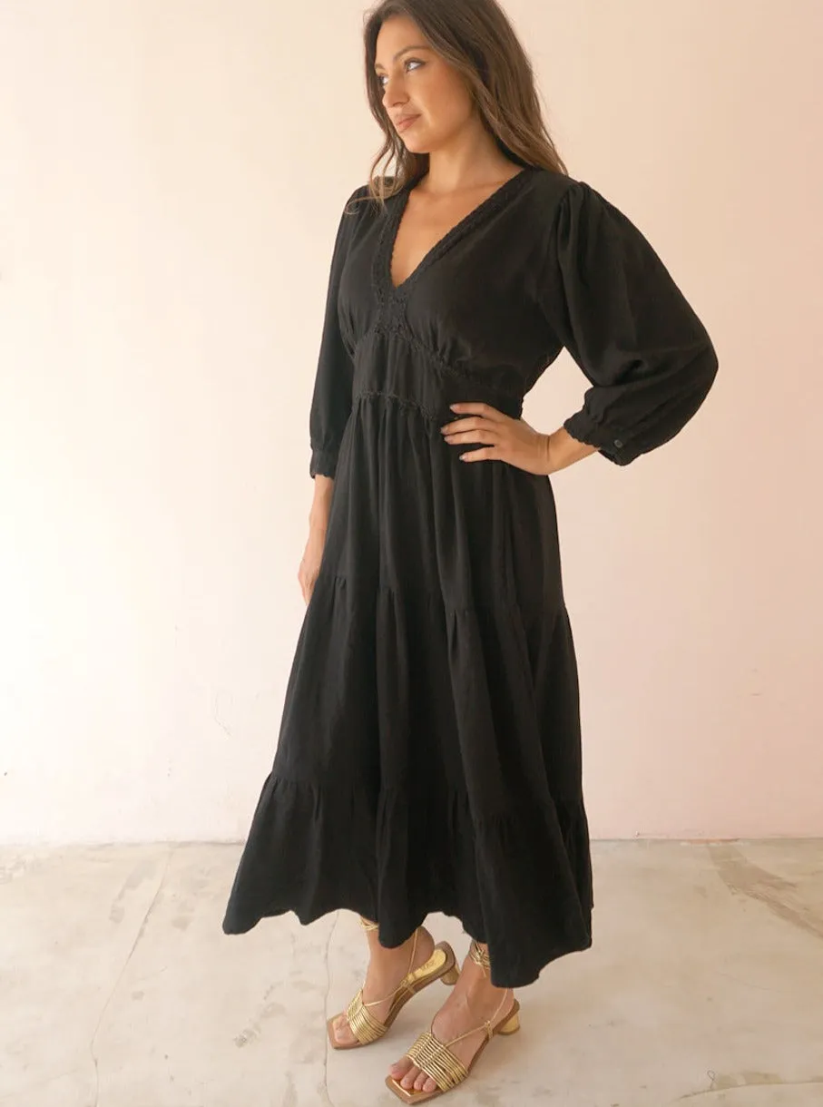 Maya Dress - Black,Women Dresses