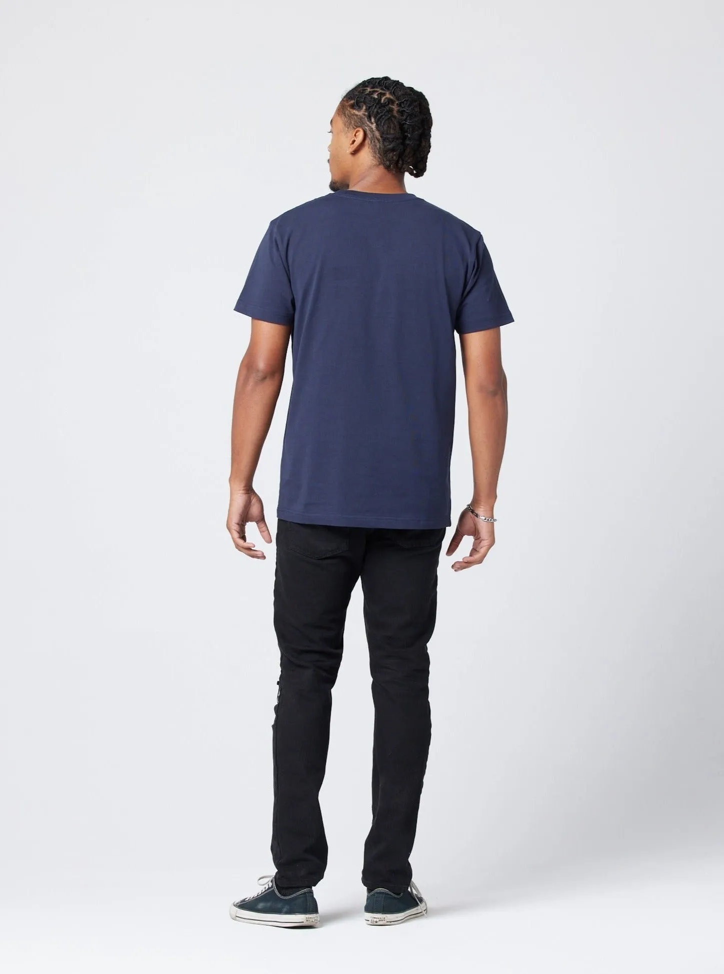 Men's Heavyweight Pocket Tee - Midnight,Men Tees