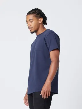 Men's Heavyweight Pocket Tee - Midnight,Men Tees