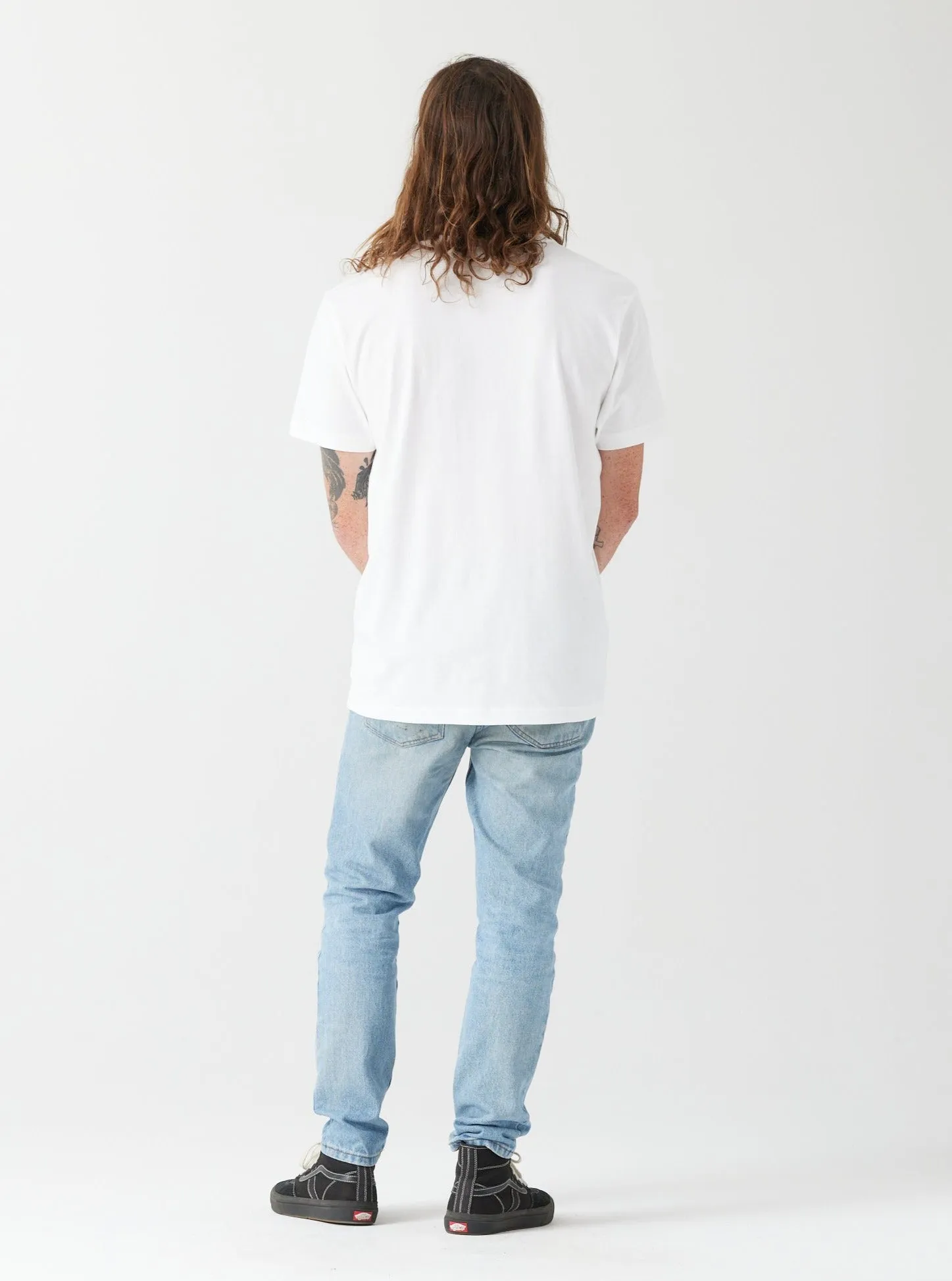 Men's Heavyweight Pocket Tee - White,Men Tees