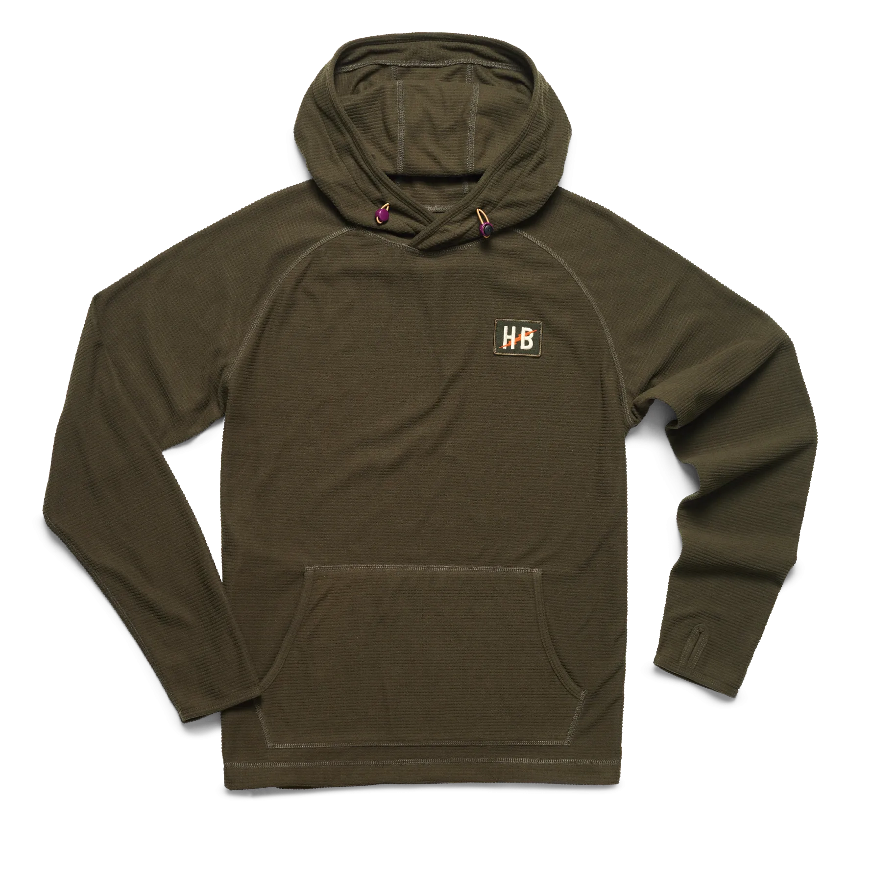 Men's Palo Duro Grid Fleece Hoodie,Men Clothing