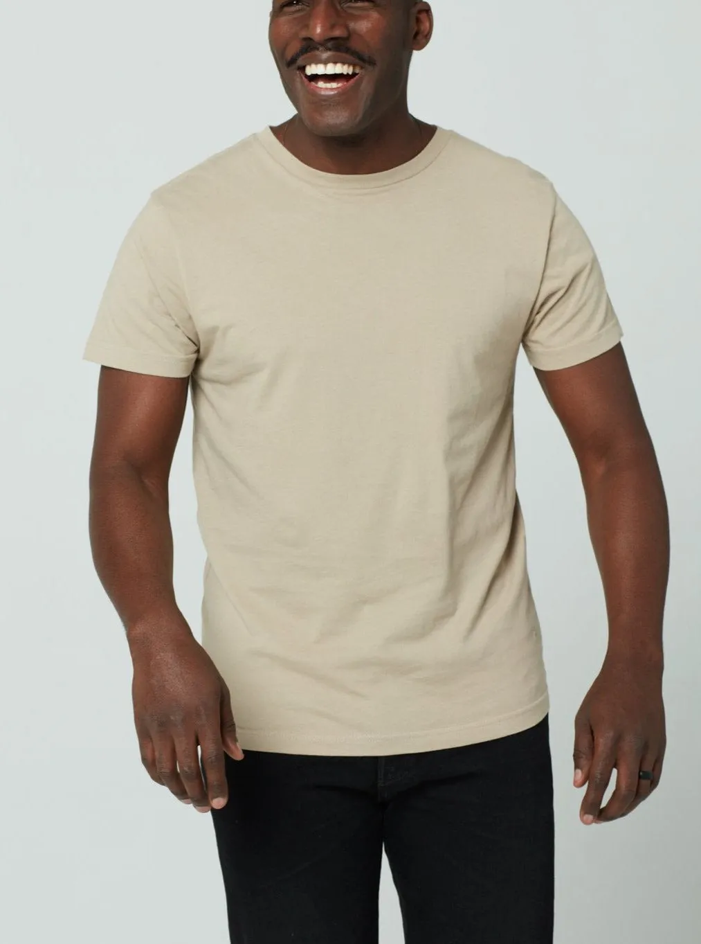 Men's Unisex T-Shirt - Oatmeal,Men Tees