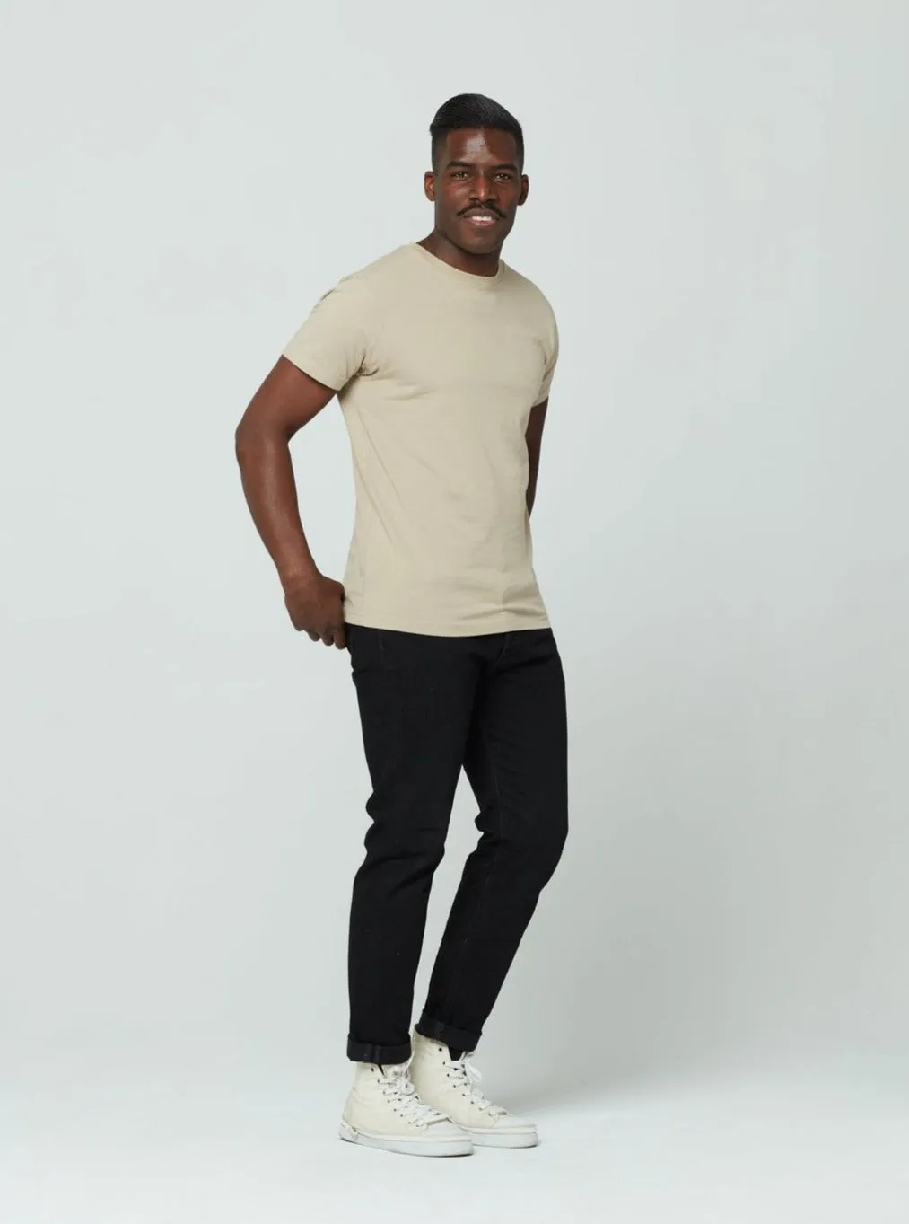 Men's Unisex T-Shirt - Oatmeal,Men Tees