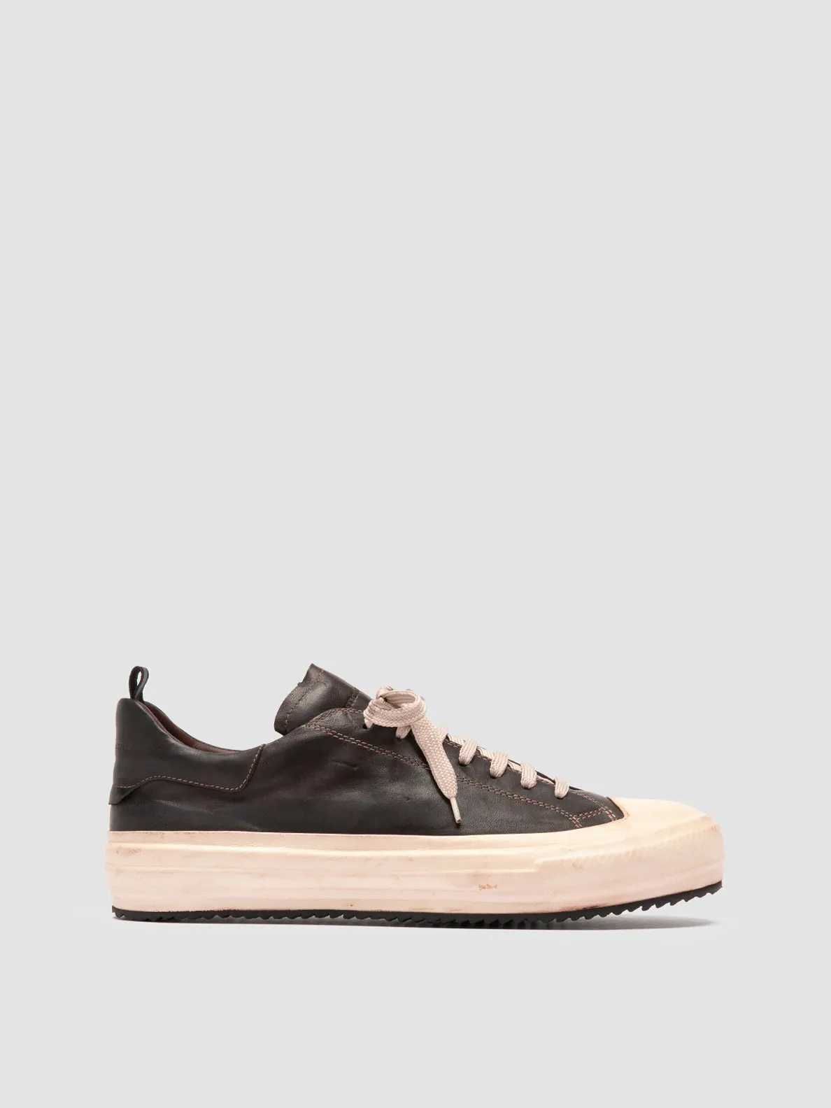 MES DD 001 - Burgundy Leather Sneakers,Men