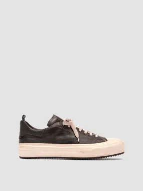 MES DD 001 - Burgundy Leather Sneakers,Men