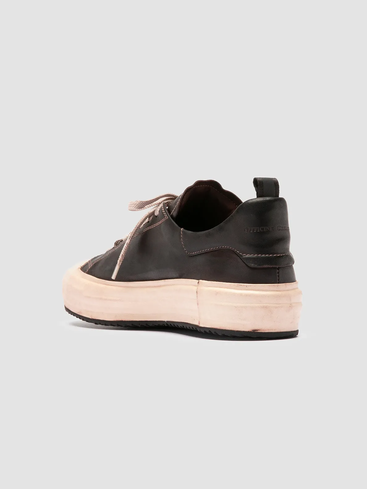 MES DD 001 - Burgundy Leather Sneakers,Men