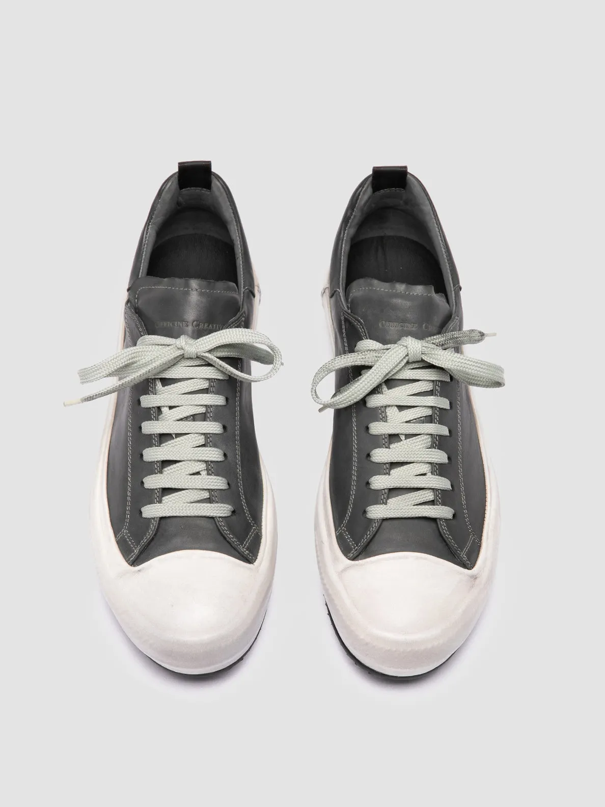 MES DD 001 - Grey Leather Sneakers,Men