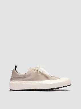 MES DD 101 - Grey Leather Low Top Sneakers,Women