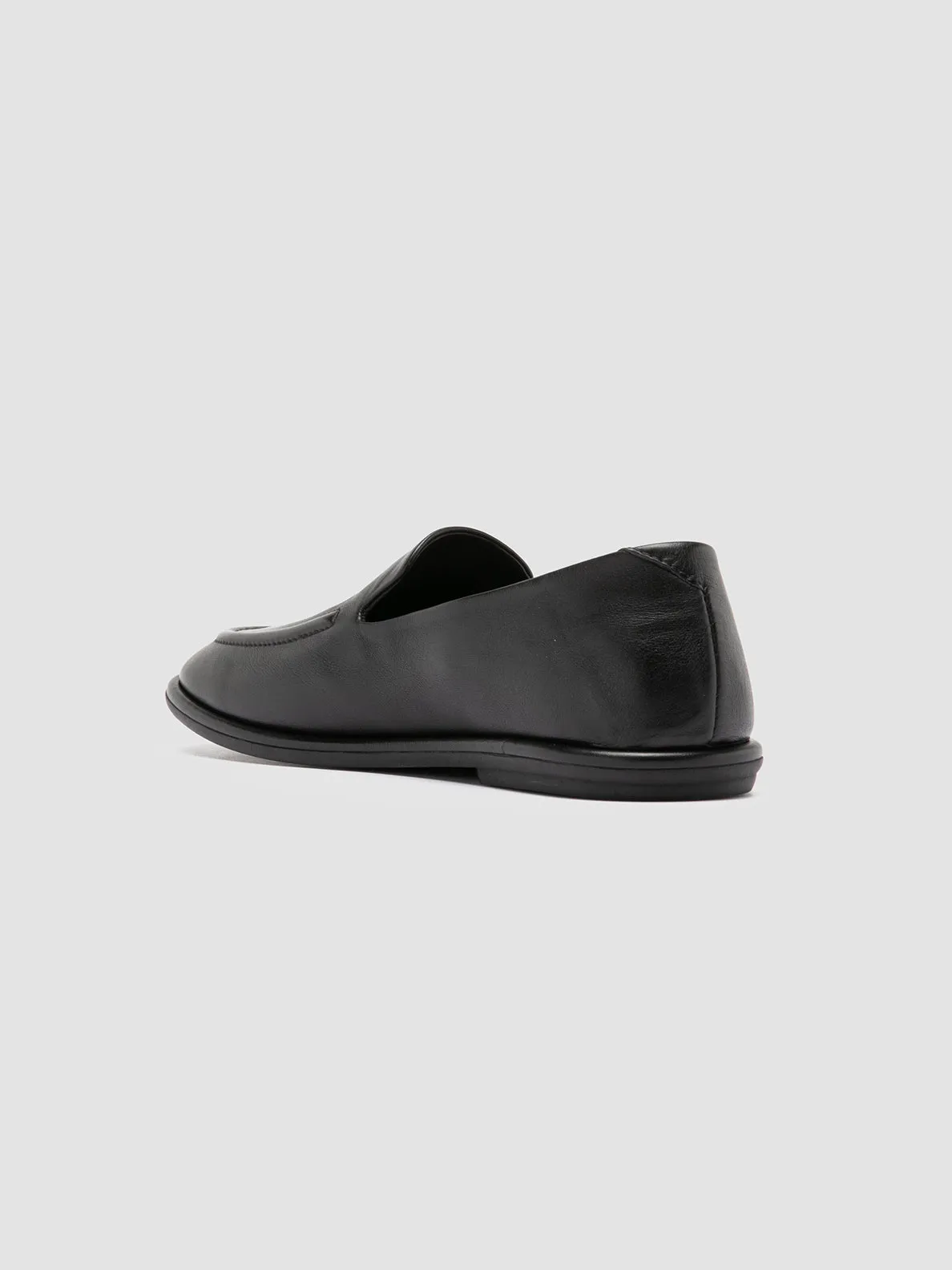 MIENNE 101 - Black Leather Loafers,Women