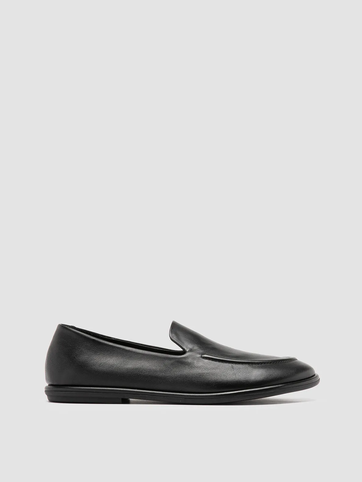 MIENNE 101 - Black Leather Loafers,Women