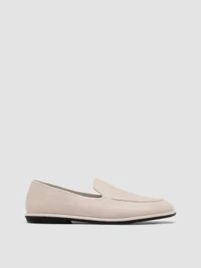MIENNE 101 - White Leather Loafers,Women