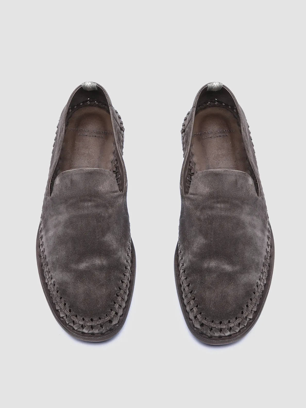 MILES 002 - Taupe Suede Loafers,Men