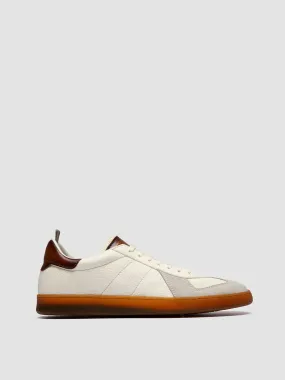 MILITIA 001 - White Leather Sneakers,Men