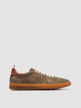 MILITIA 002 - Green Suede and Leather Sneakers,Men