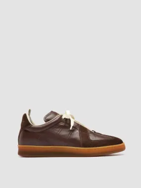 MILITIA 102 - Brown Leather and Suede Sneakers,Women