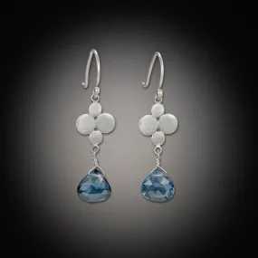 Multi Disk Earrings with Gem Drops,Jewelry Delicate & Elegant