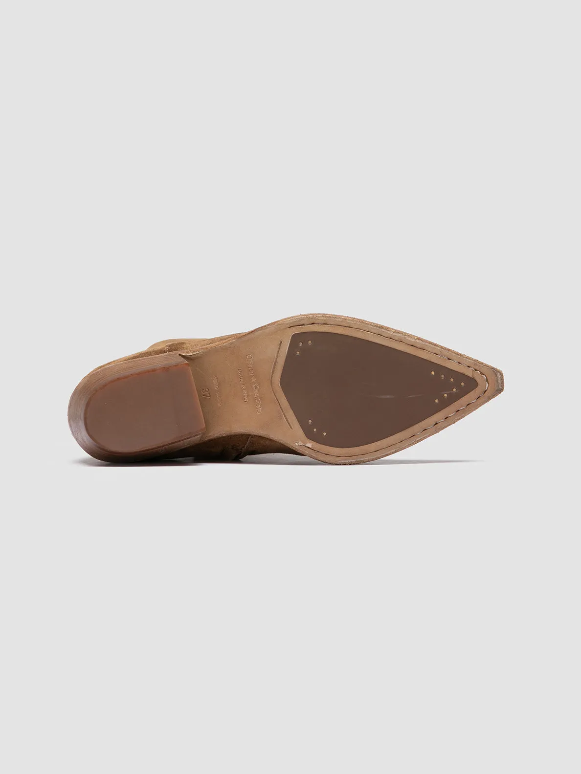 NOELIE DD 102 - Brown Suede Zipped Boots,Women