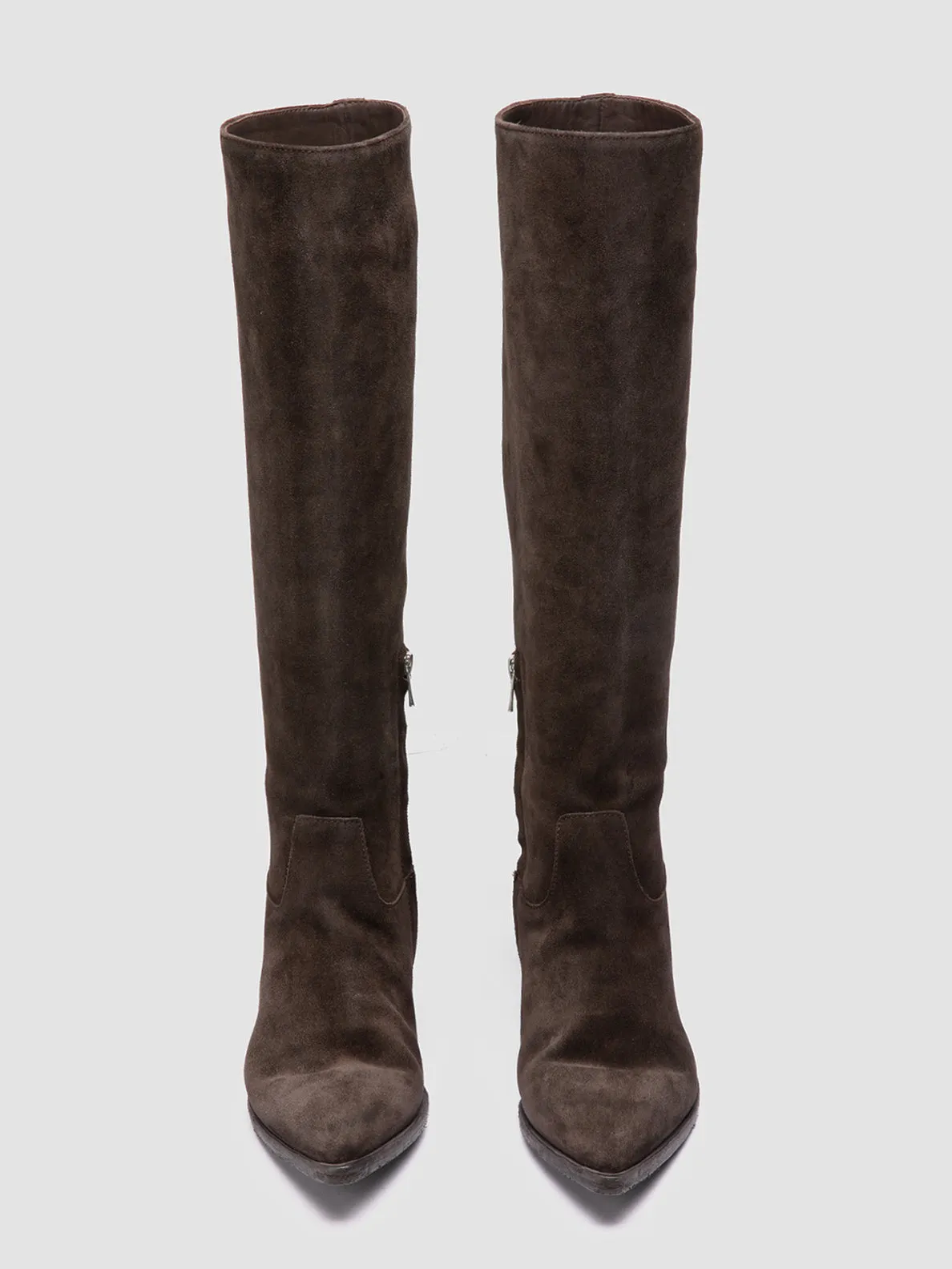 NOELIE DD 104 - Brown Suede Pull On Boots,Women