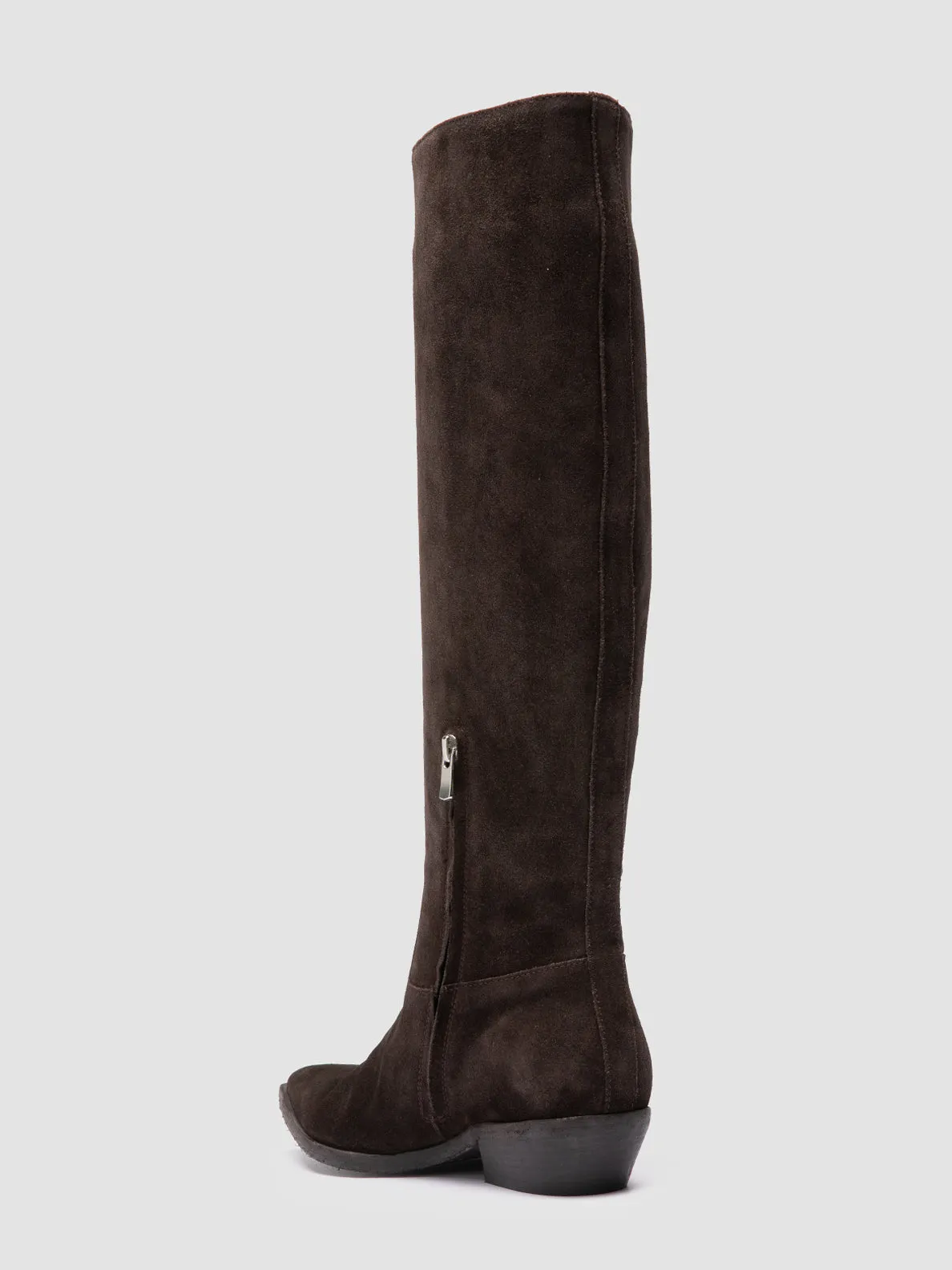 NOELIE DD 104 - Brown Suede Pull On Boots,Women