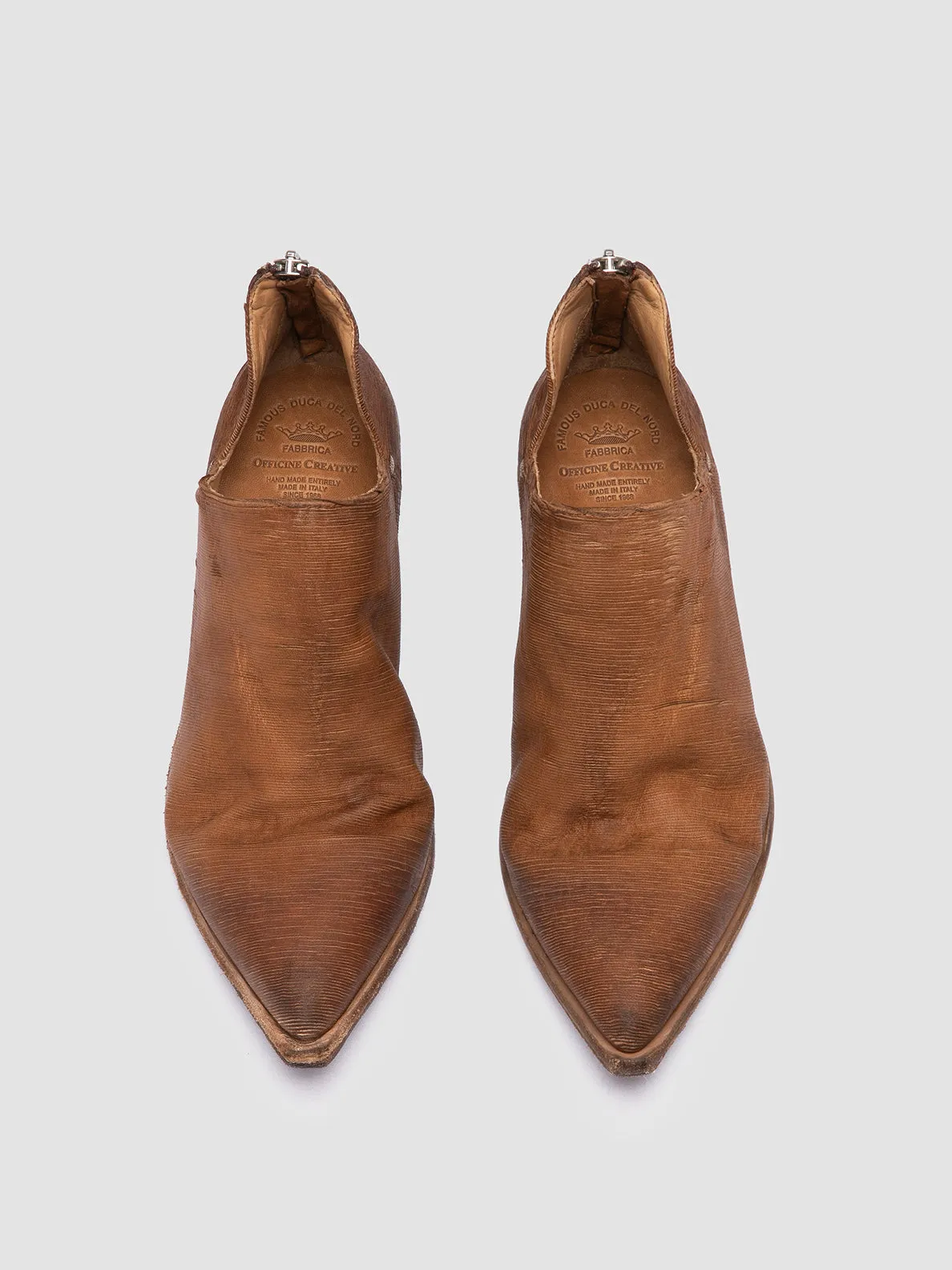 NOELIE DD 106 - Brown Suede Zipped Boots,Women