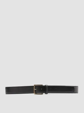 OC STRIP 03 - Black Leather Belt,Men