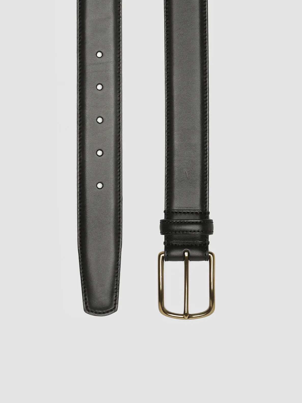 OC STRIP 04 - Black Leather belt,Men