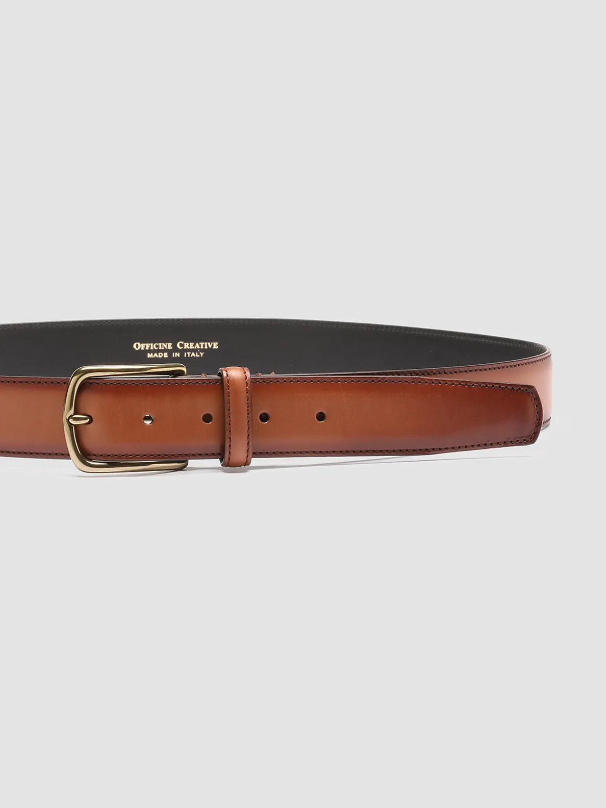 OC STRIP 04 - Brown Leather belt,Men