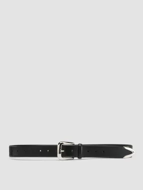 OC STRIP 052 - Black Leather Belt,Men