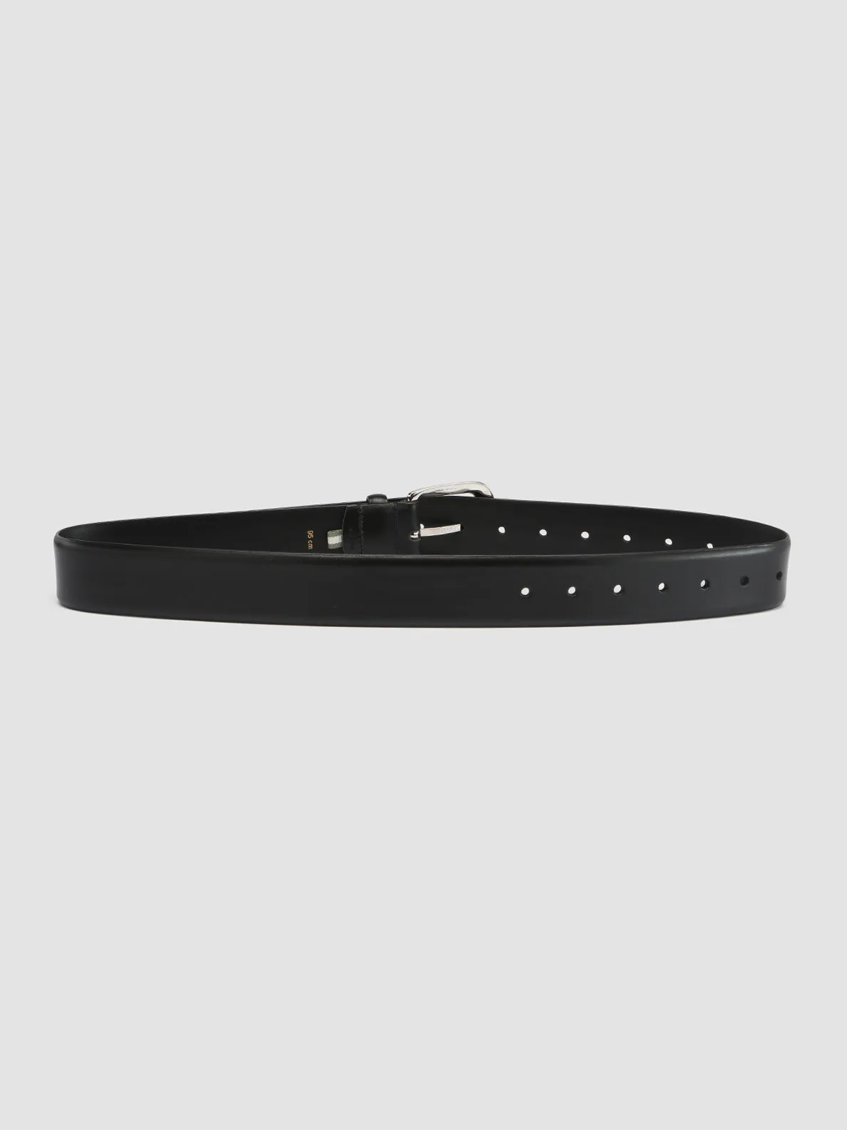 OC STRIP 052 - Black Leather Belt,Men