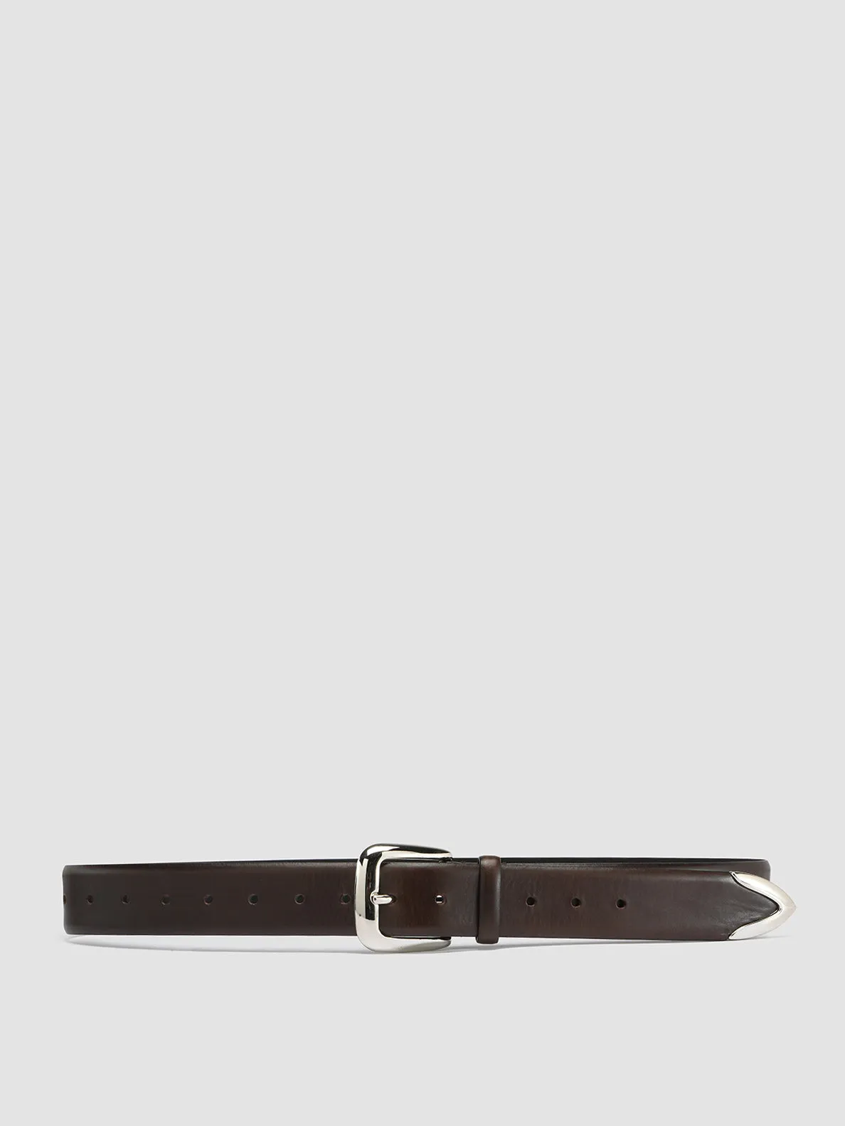 OC STRIP 052 - Brown Leather Belt,Men