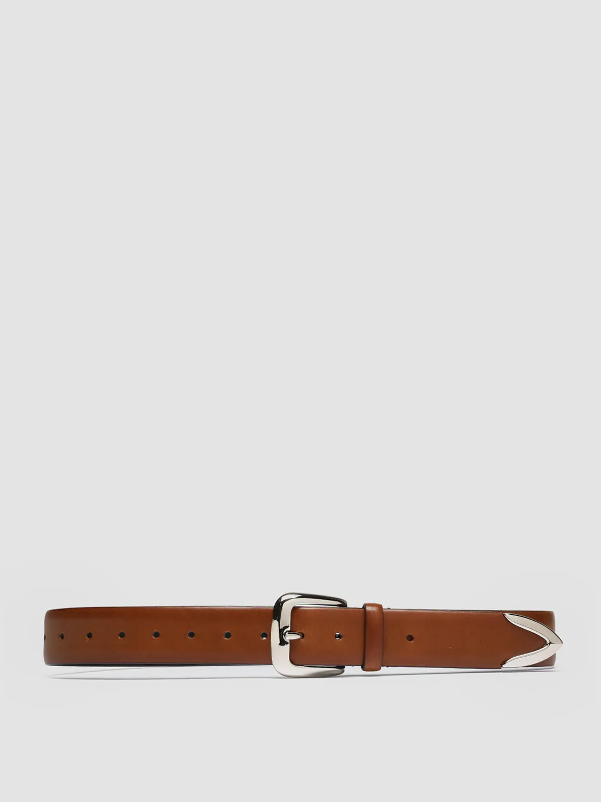 OC STRIP 052 - Brown Leather Belt,Men