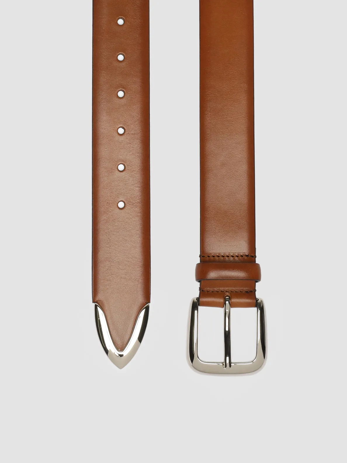 OC STRIP 052 - Brown Leather Belt,Men