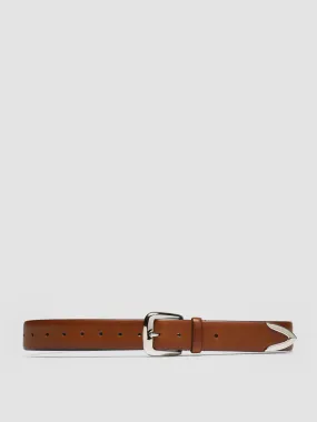 OC STRIP 052 - Brown Leather Belt,Men