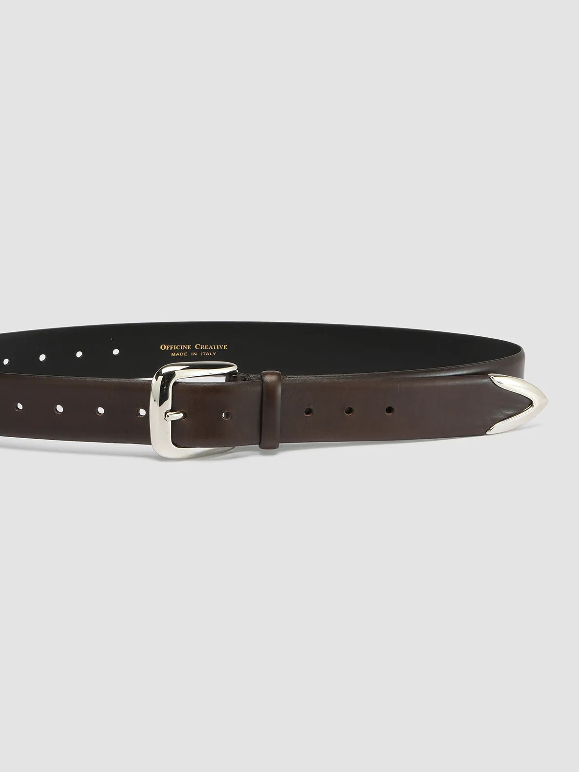 OC STRIP 052 - Brown Leather Belt,Men