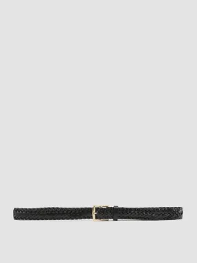 OC STRIP 054 - Black Leather Belt,Men