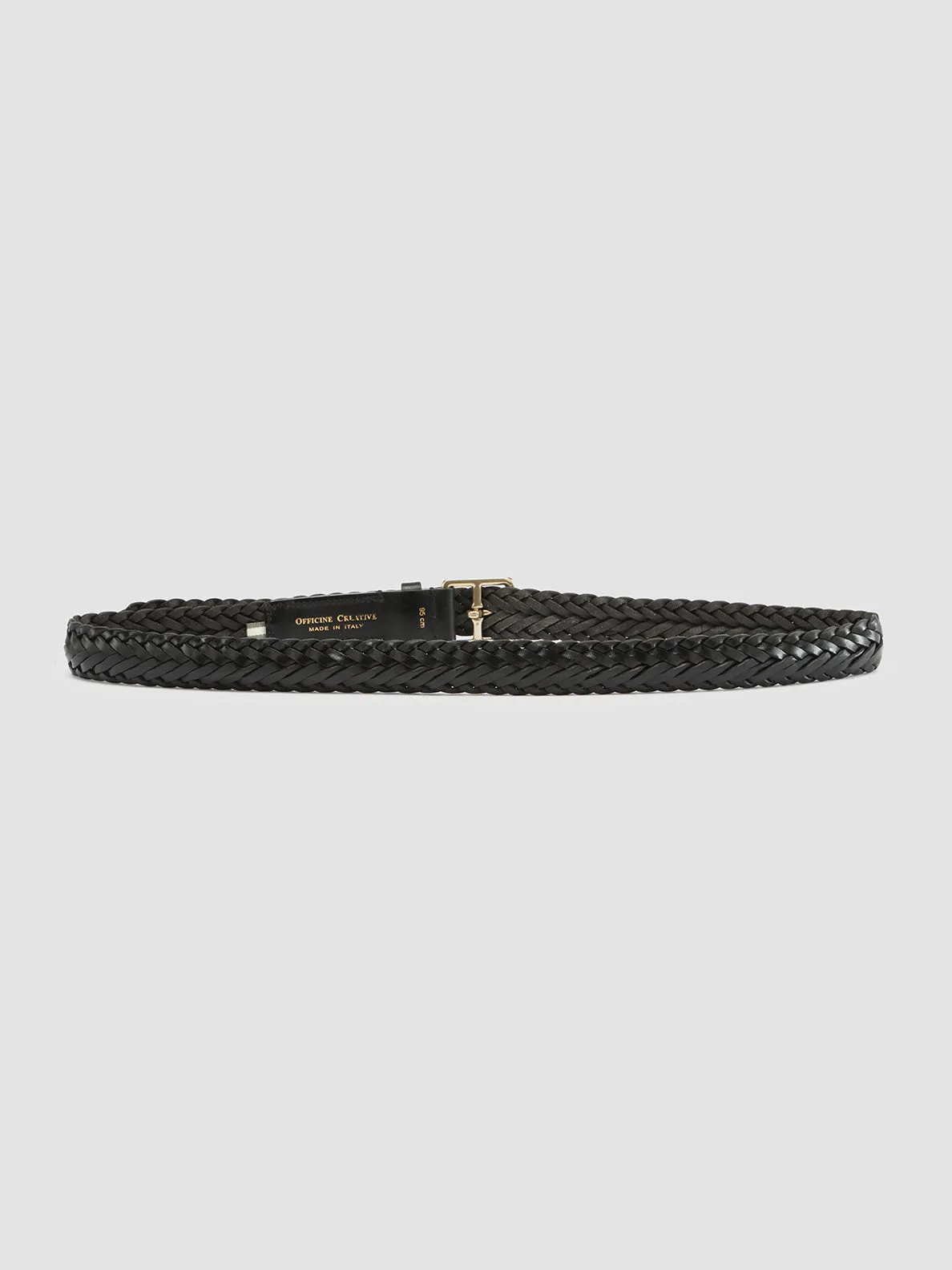 OC STRIP 054 - Black Leather Belt,Men