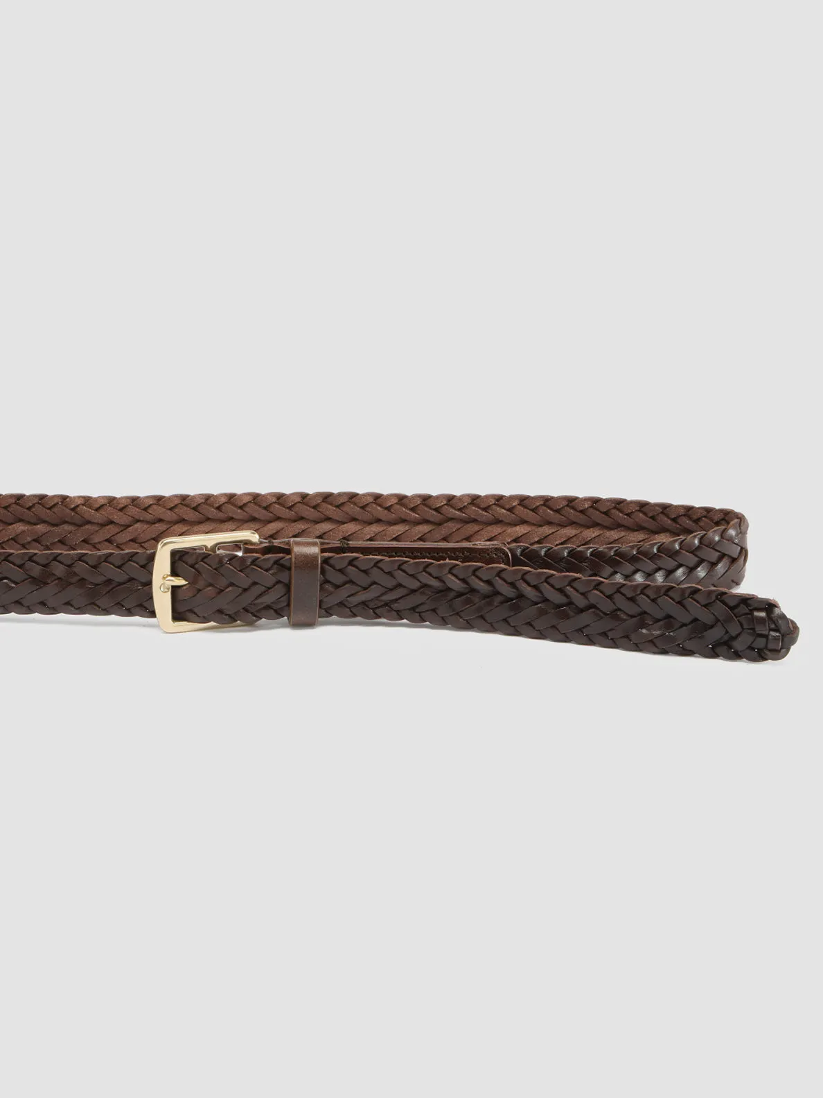 OC STRIP 054 - Brown Leather Belt,Men