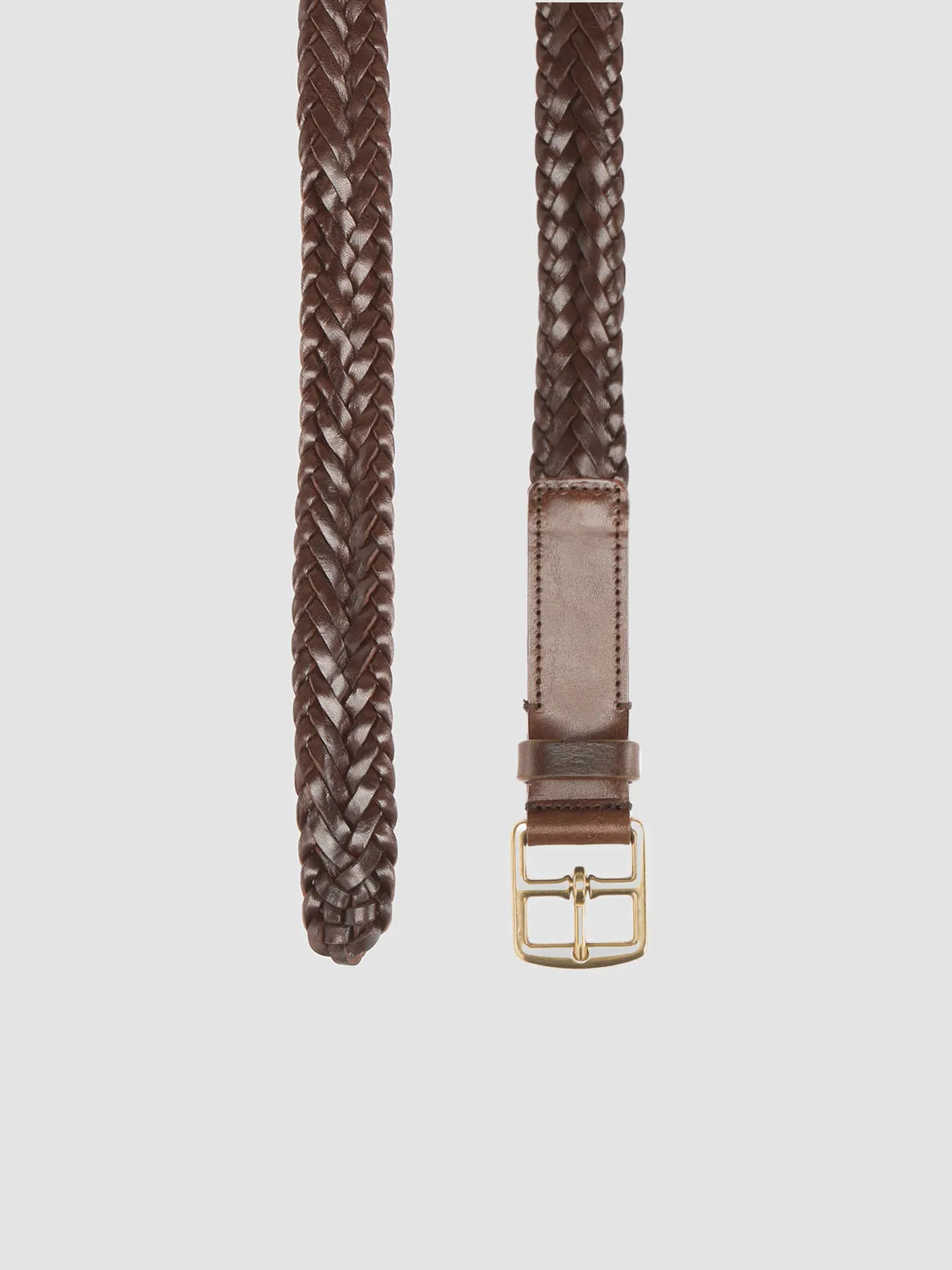 OC STRIP 054 - Brown Leather Belt,Men