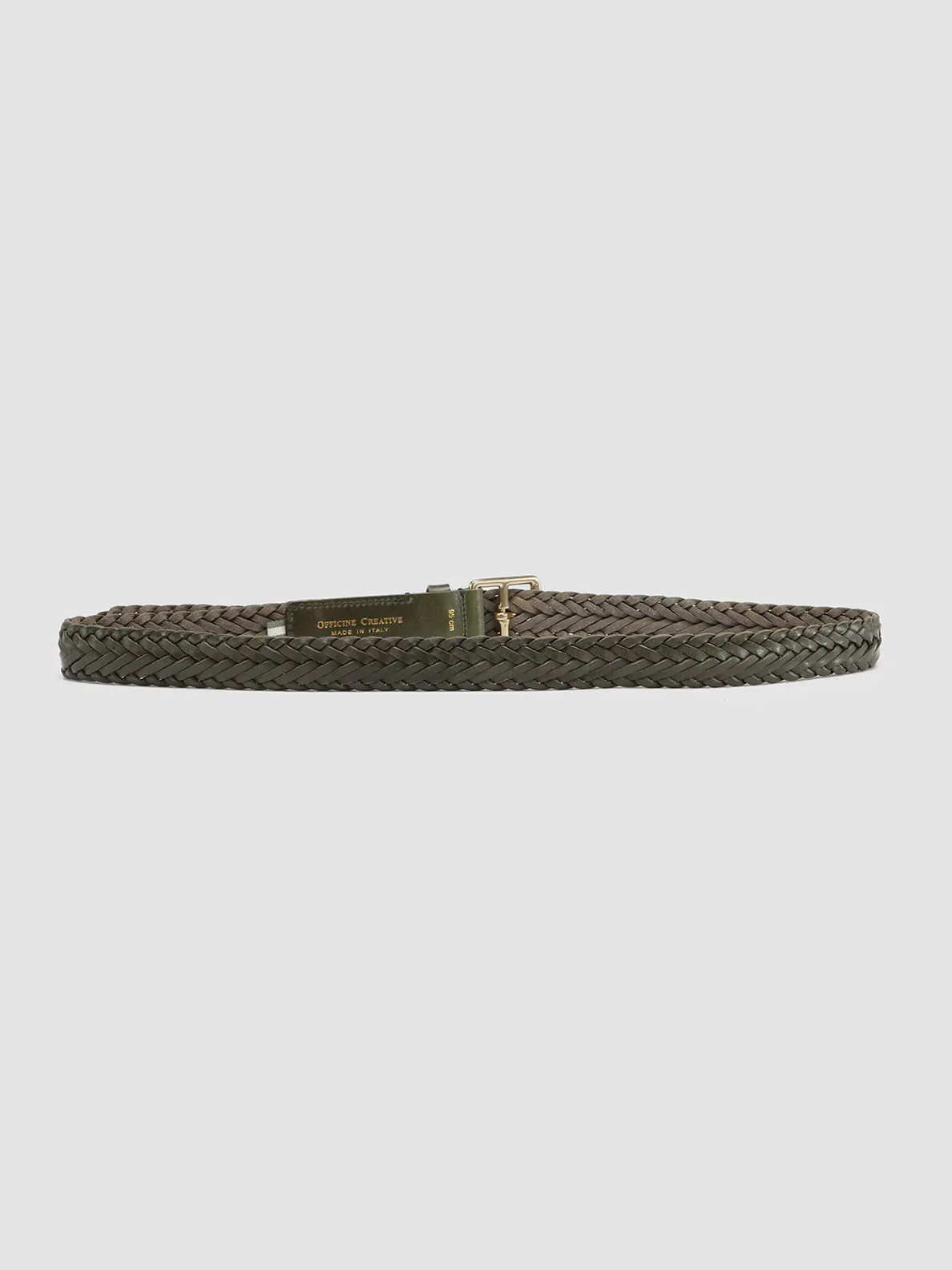 OC STRIP 054 - Green Leather Belt,Men