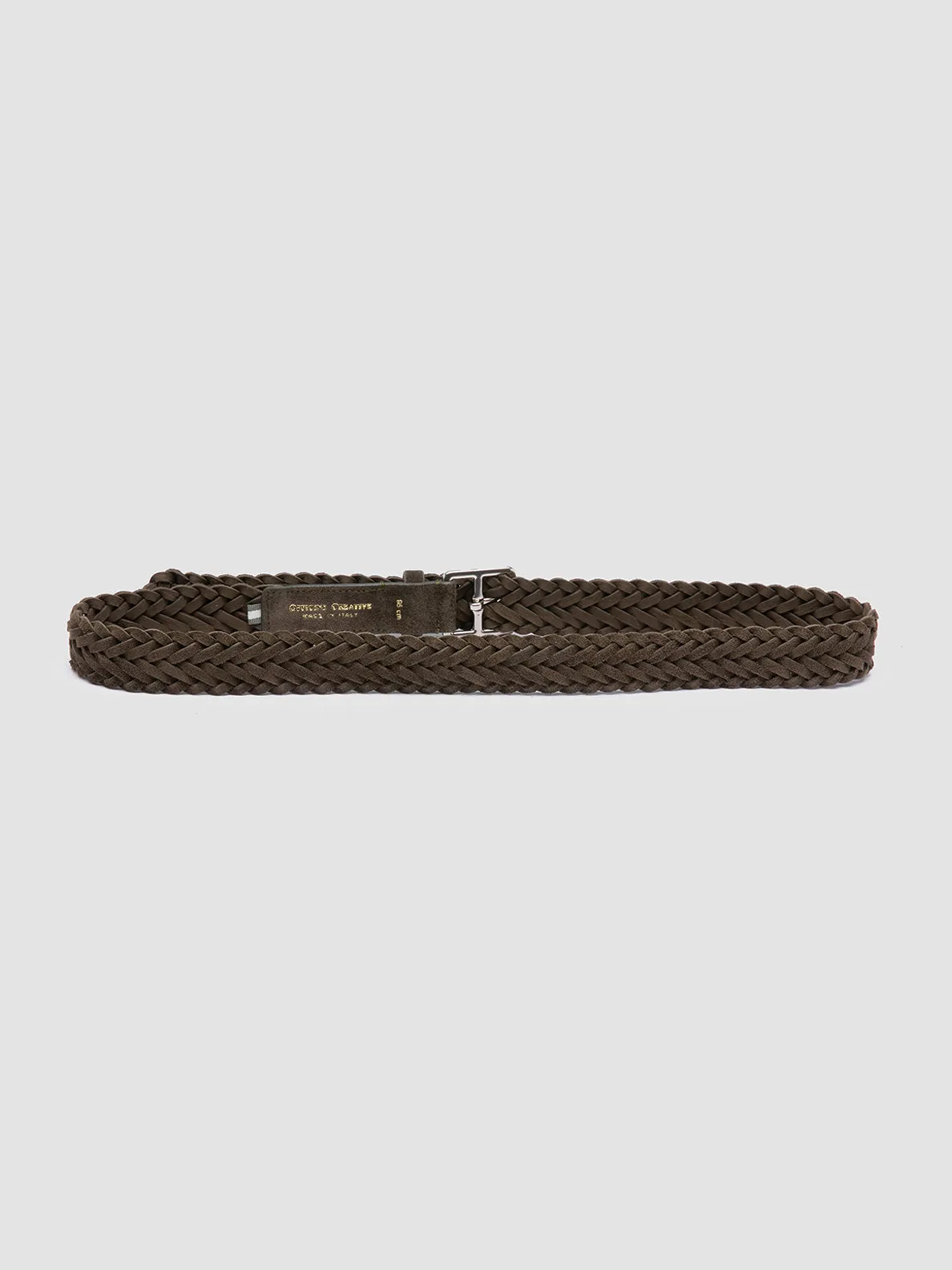 OC STRIP 055 - Green Suede Belt,Men