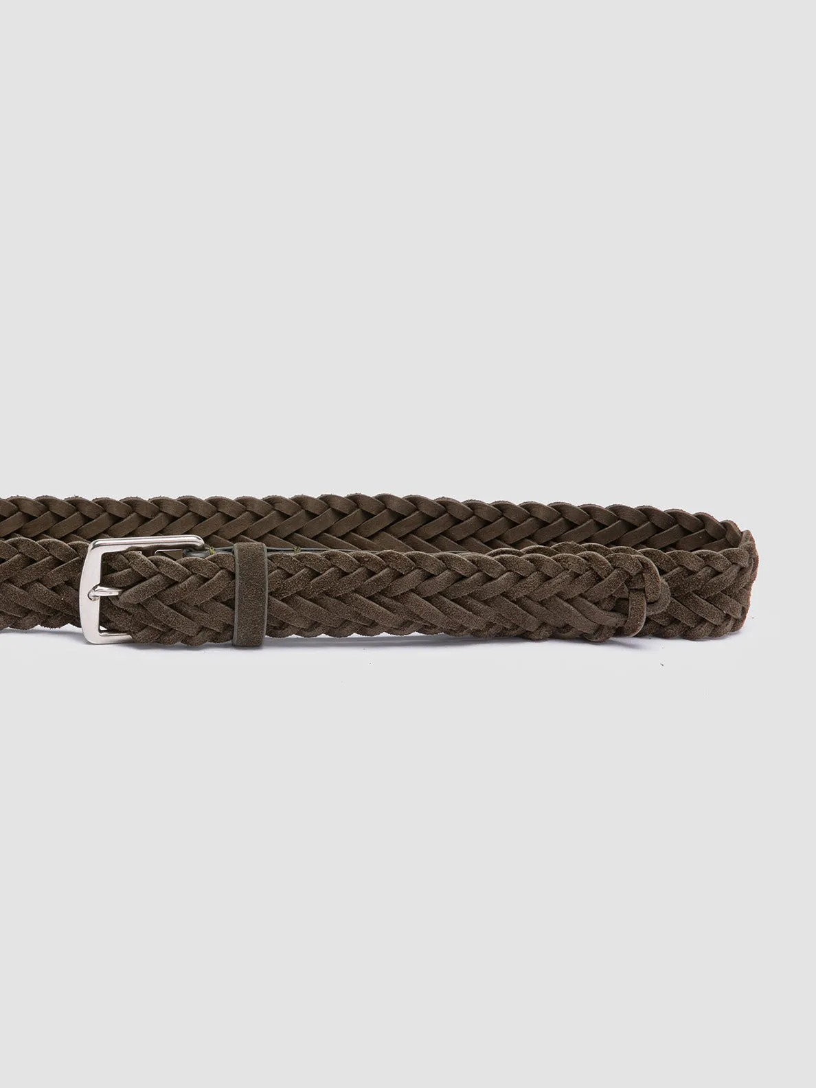OC STRIP 055 - Green Suede Belt,Men
