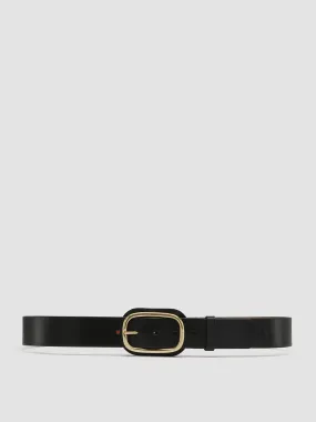 OC STRIP 058 - Black Leather belt,Women
