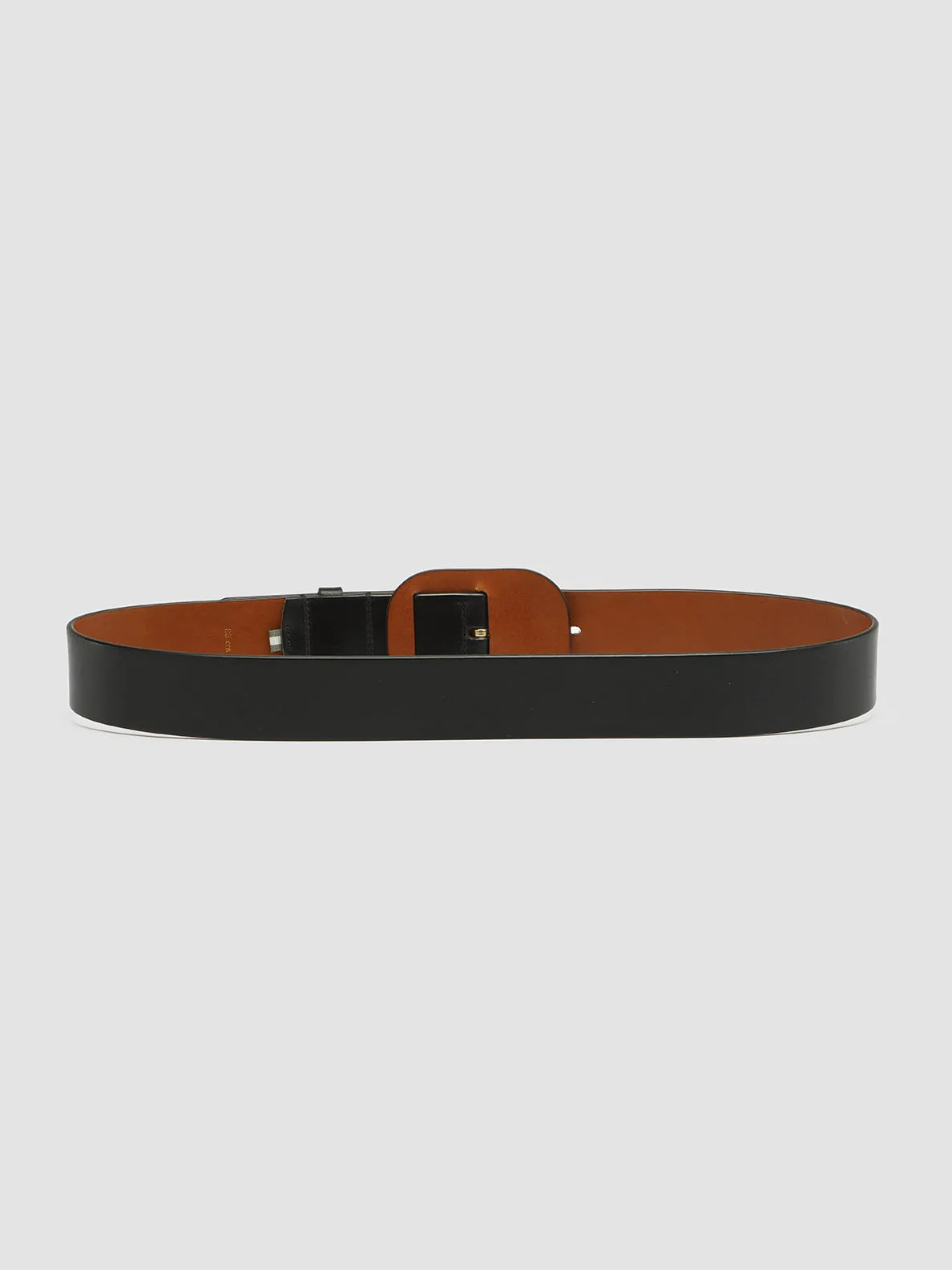OC STRIP 058 - Black Leather belt,Women
