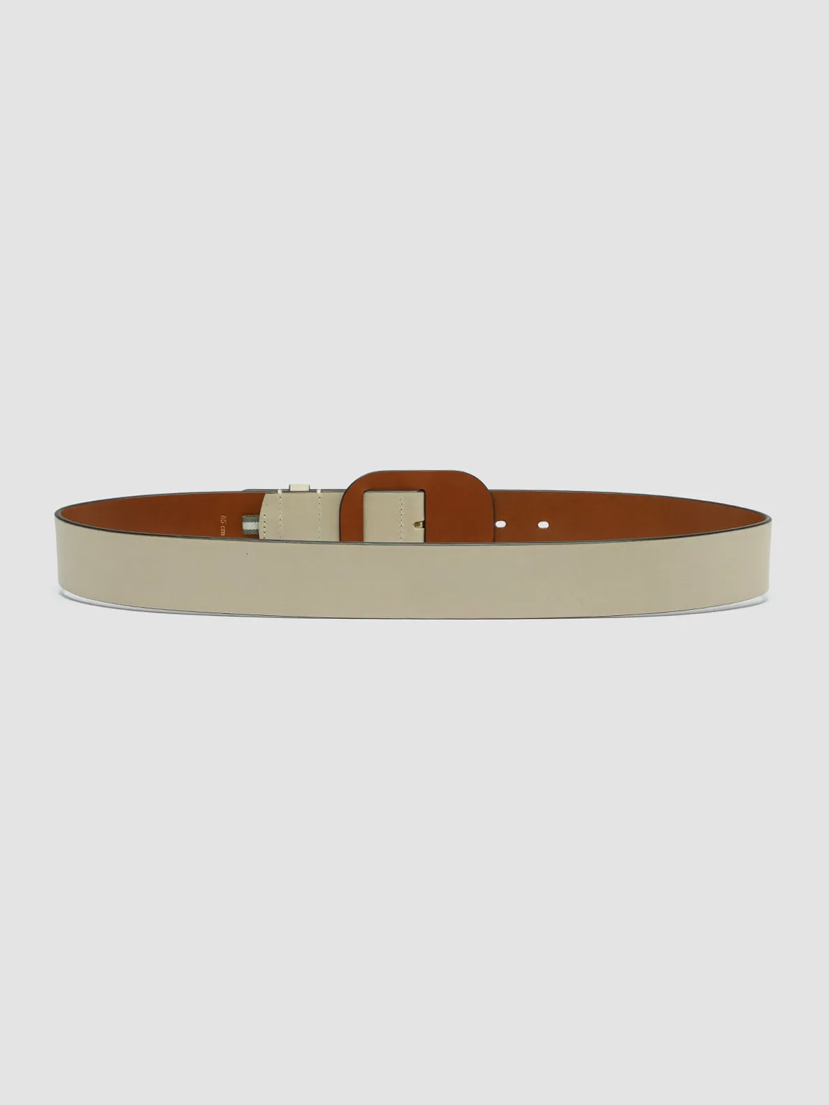 OC STRIP 058 - Ivory Leather belt,Women