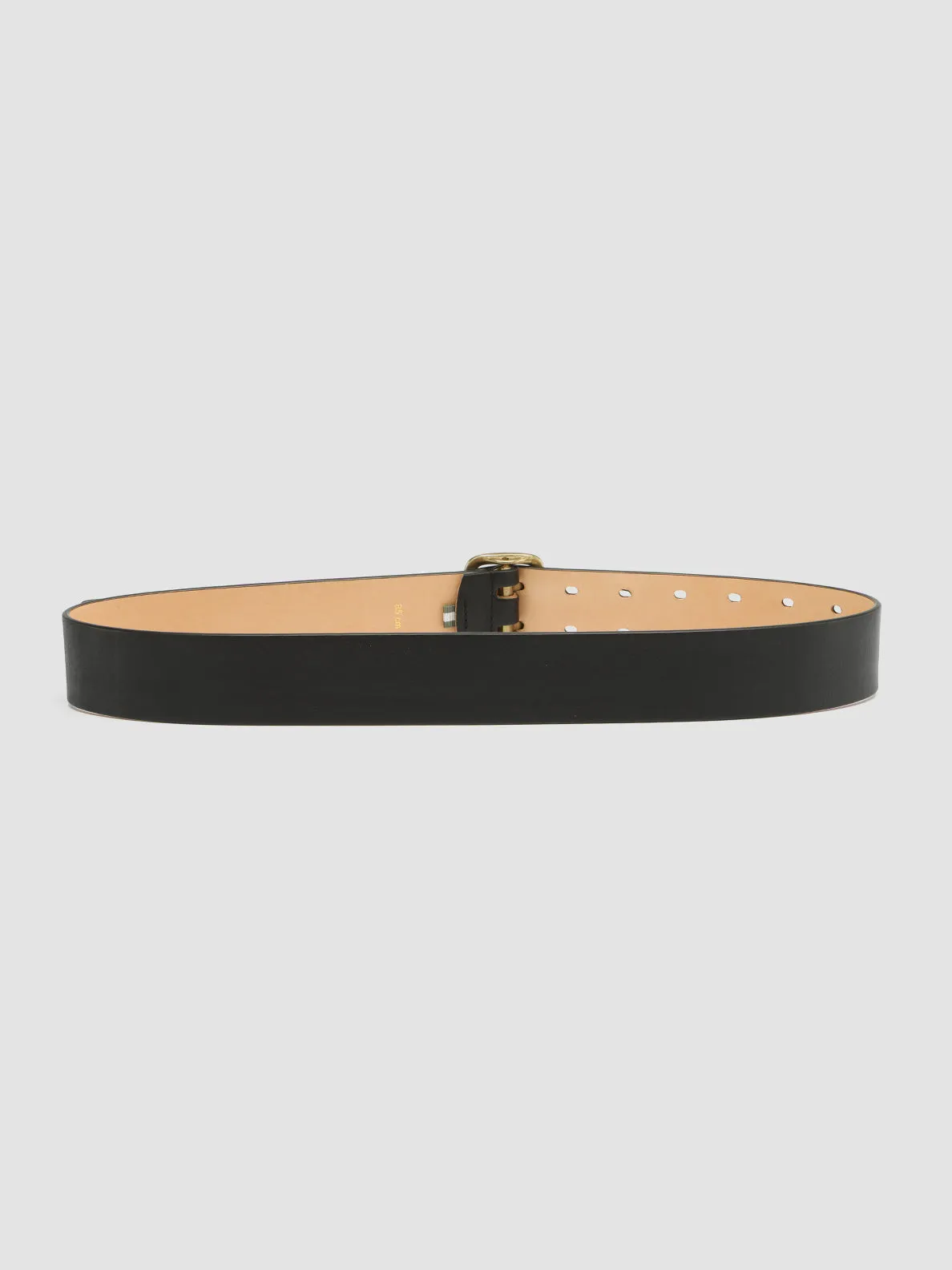 OC STRIP 062 - Black Nappa Leather Belt,Women