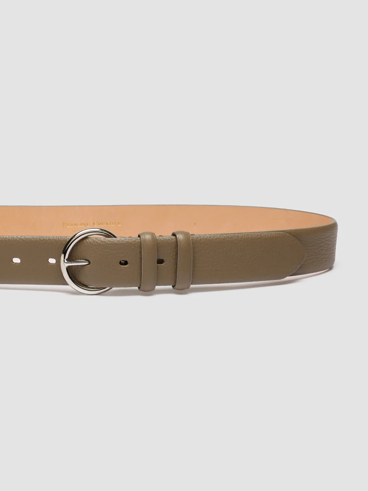 OC STRIP 065 - Brown Leather Belt,Women
