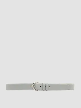 OC STRIP 065 - Grey Leather Belt,Women